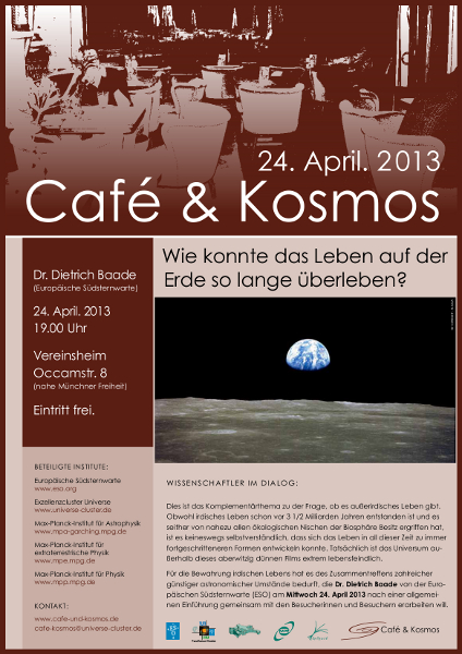 Café und Kosmos im April 2013