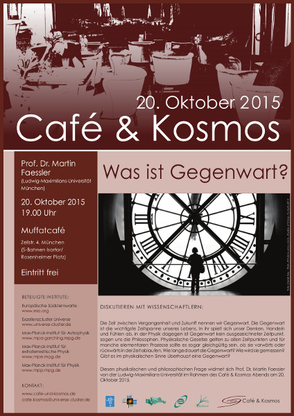 Café und Kosmos im Oktober 2015