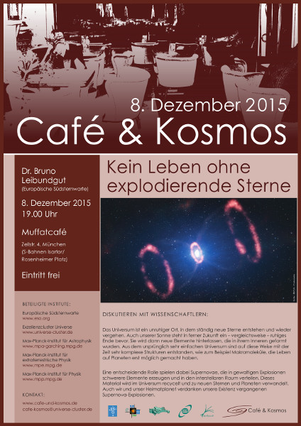 Café und Kosmos im Dezember 2015