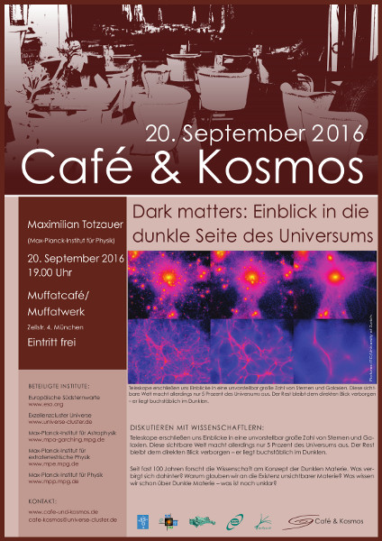 Café und Kosmos im September 2016