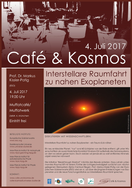 Café und Kosmos im Juli 2017