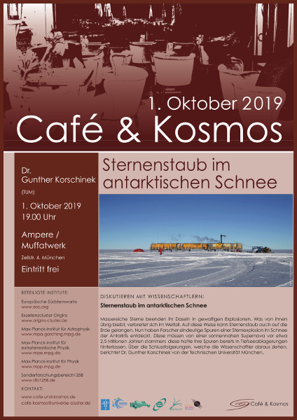 Café und Kosmos im Oktober 2019