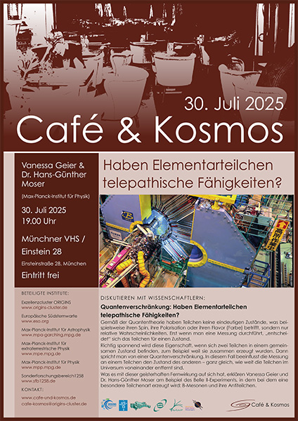 Cafe und Kosmos im Juli 2025